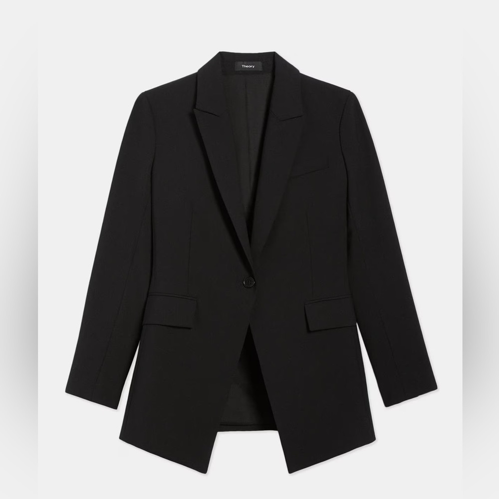 Theory wool blazer | black wool